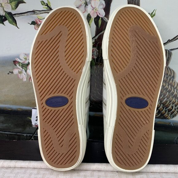 Ben Sherman Blackpool Mens Size 8 Off-White Canvas Casual Sneakers - Picture 7 of 8